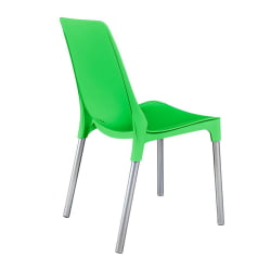 Стул ГЕНИУС (мод 75) металл/пластик, 46кс56кс84cм, зеленый/ножки хром / GENIUS (mod 46x56x84cм,