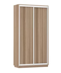 Шкаф-купе двухдверный Экспресс Дуо Элемент 1200х2200h Ясень шимо тёмный