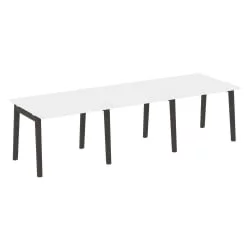 Стол переговорный (3 столешницы) ONIX WOOD OW.PRG-3.1 Белый Бриллиант/Темный