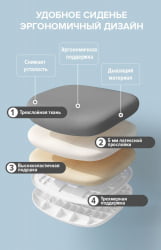 Детское кресло Everprof Kids 104 Ткань Темно-серый