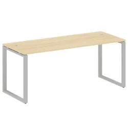 Стол письменный на О-образном м/к METAL SYSTEM БО.СП-5 Акация/Серый