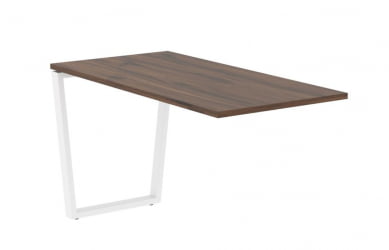 Брифинг-приставка ЕДИС ЕВБ 1367 Дуб Денвер темный Белый / EDIS EVB