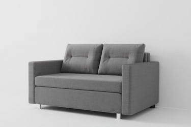 Диван Лоджия (Berhouse) Цвет фасада: Грей; Тип: Прямой; Материал фасада: Рогожка