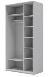 Шкаф-купе коричневый Хит-24-14-11 Ясень шимо темный