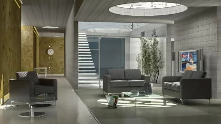 Черный диван Актив (2Д) ЕУРОЛИНЕ-9100 / EUROLINE-9100