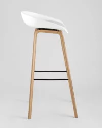 Барный стул Libra Soft с подушкой Белый