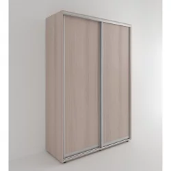 Шкаф-купе без зеркал Акцент-Сим Д 1400х600 Ясень шимо светлый