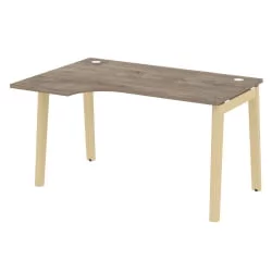 Стол эргономичный левый ONIX WOOD OW.SA-2(L) Тиквуд Темный/Светлый