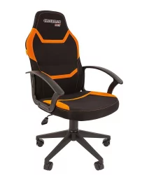 Кресло для геймеров CХАИРМАН ДРАЙВ (ГАМЕ) 9 Новое (НЕВ) Черный-оранжевый / CHAIRMAN (GAME) (NEW)