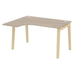 Стол эргономичный левый ONIX WOOD OW.SA-3(L) Дуб Аттик/Светлый