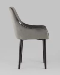 Стул Джоан велюр Темно-серый