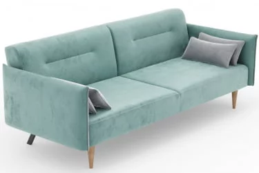 Диван трёхместный Протей ЛД 309.010.000 Зеленый Светло-серый