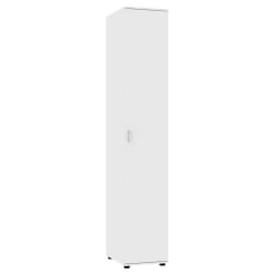 Шкаф распашный Алиса (Х2) 2230х400х540 ручка скоба 96мм (Белый) / (H2)