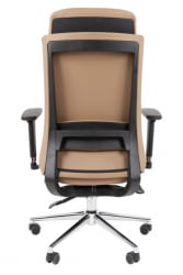 Офисное кресло CХАИРМАН 500 ЛЮКС (ЛУКС) ЭКО экокожа Бежевый / CHAIRMAN (LUX)