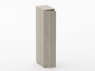 Шкаф для одежды узкий Глассй 6.19.30Л Дуб сантана светлый / Glassy