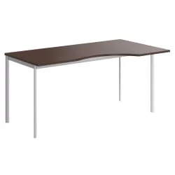 Стол эргономичный ИМАГО-С CА-1С(Л/Р) венге магия алюминий / IMAGO-S CA-1S(L/R)