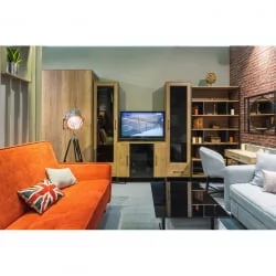 Шкаф витрина Loft 500 см Дуб Натур