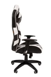 Кресло геймерское CHAIRMAN GAME 25 Черный-белый