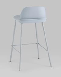 Стул полубарный Mist Серо-голубой