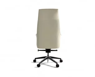 Кресло руководителя Бордо кожа Слоновая кость