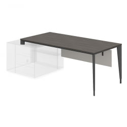 Стол под опорную тумбу 800 Atlas NZ-0106.BT.AN Бренсон Трюфель Антрацит