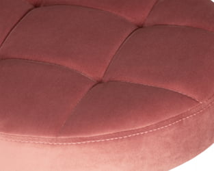 Табурет барный DOBRIN BRUNO GOLD (пудрово-розовый велюр (MJ9-32))