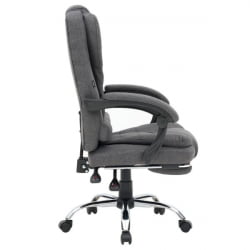 Кресло офисное с функцией вибромассажа CROMEX (КРОМЕКС) Chill MS-005 ткань серое