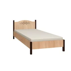 Кровать (900) ADELE 5 Дуб Сонома/Орех шоколадный(спальня)