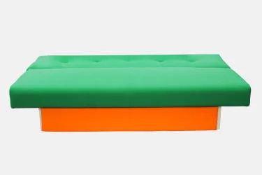 Диван MANGO 4 (2 категория) Зеленый Оранжевый
