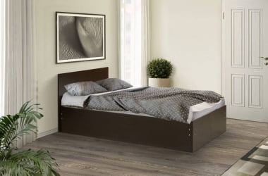 Кровать на уголках №4 1800*1900 Ясень Шимо светлый