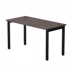 Стол прямой на металлокаркасе, опоры 90 гр Everprof EVO 254S007 Дуб Пасадена Черный