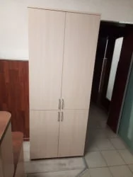 Шкаф высокий закрытый Glassy 6.19.131 Дуб молочный