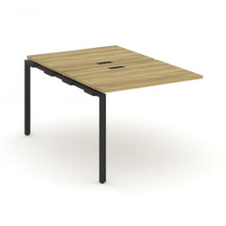 Двойной наборный элемент рабочей станции CONCEPT CN.DNRS-001 Дуб Винченцо Черный