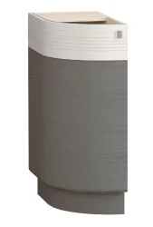 Напольный шкаф торцевой (лев) Графит 74.65 Сосна Астрид/Ваниль/Графит