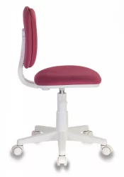 Кресло детское Бюрократ CH-W204NX (пластик белый) Розовый 26-31