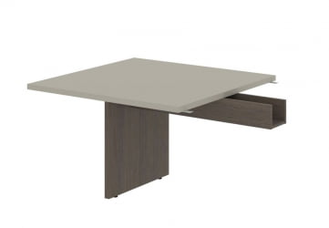 Стол для заседаний приставной VELION VFCT 1212.1 Аметист Дуб Сильвер