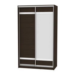 Шкаф-купе B-220х135х60-3(Венге-D9D10)