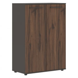 Шкаф с глухими средними дверьми ЕДИС ЕМCС 85.1 Дуб Денвер темный Мокко Мокко / EDIS EMCS