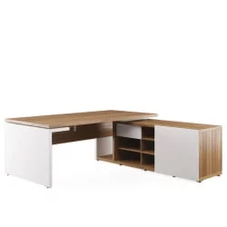 Угловой стол с тумбой ZIO28510731 Орех