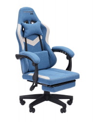 Кресло для геймеров CHAIRMAN GAME CH26 Голубой-бежевый