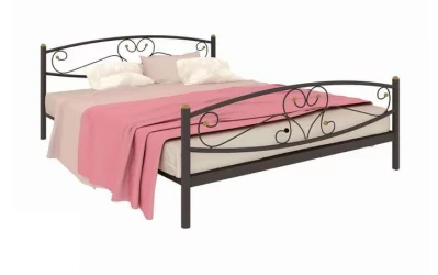 Кровать 180 на 190 Каролина Plus 1800х1900 Синяя