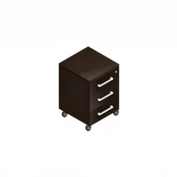 Тумба подкатная с 3-мя ящиками Пр.Т-3 Венге