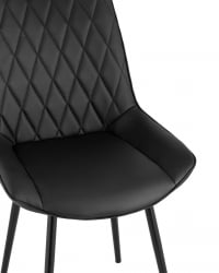 Стул Дарвин экокожа Черный