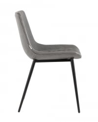 Стул Деймон экокожа Серый