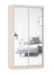 Шкаф-купе двухдверный Экспресс Дуо Экспенс 1200х2400h Дуб молочный