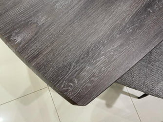 Крышка обеденного стола, Дублин (1250*750*32) Шалле серебро, 70530 