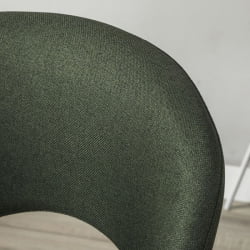 Кресло Ларс темно-зеленый/Линк золото / Lars