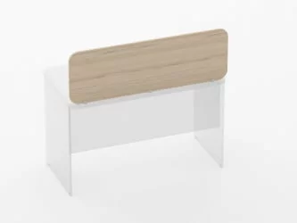 Экран разделительный прямой Глассй 5.14.12 Венге / Glassy