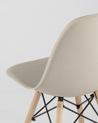 Стул Еамес Стиле ДСВ бежевый (разборный каркас) / Eames Style DSW