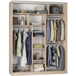 Шкаф-купе B-230х180х60-3(ВД-D10D10D10)